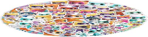 Cartoon Wicked Stickers 60Pcs for Laptop Water Bottle Bike Skateboard Luggage Computer Vinyl Decals Stickers Decor. (B) in Saudi Arabia