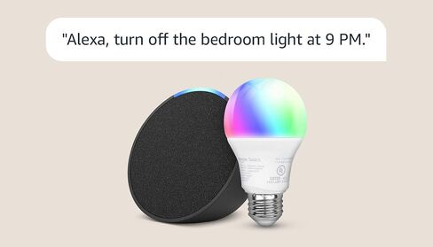 صدى البوب ​​مع Amazon Basics Smart Color Pulb in Saudi Arabia