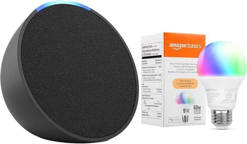 صدى البوب ​​مع Amazon Basics Smart Color Pulb in Saudi Arabia