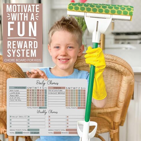Rustic Magnetic Chore Chart for Adults - Chore Board for Family Chore Chart, Chores Chart for Adults, Dry Erase Chore Chart for Teenagers, Chore Chart Magnetic, Chore Chart for Kids Multiple Kids in Saudi Arabia