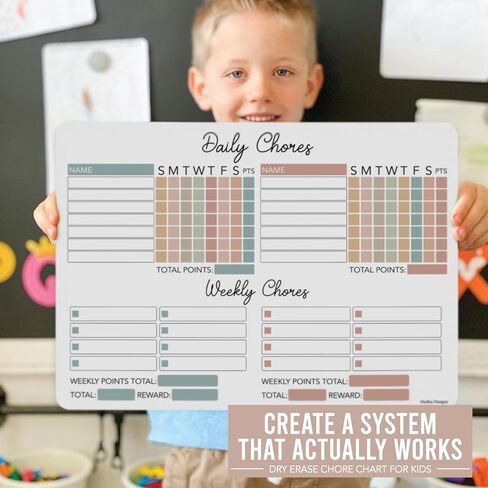 Rustic Magnetic Chore Chart for Adults - Chore Board for Family Chore Chart, Chores Chart for Adults, Dry Erase Chore Chart for Teenagers, Chore Chart Magnetic, Chore Chart for Kids Multiple Kids in Saudi Arabia