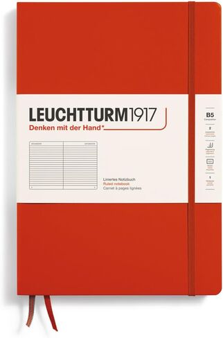 Leuchtturm1917 - دفتر دفتر غلاف التكوين B5-219 صفحات مرقمة للكتابة والصحافة (Mint Green ، منقط) in Saudi Arabia