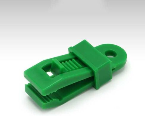 Heavy Duty Tarp Clips 15-Pack | Weatherproof Adjustable Clamps for Outdoor Tarps, Canopies, Tents | Versatile Camping Gear, Pool Cover Fasteners (Green) in Kuwait