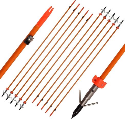 Bow Fishing Reel Kit with Arrows Set - Bowfishing Tool Accessories for Compound & Recurve Bows in Kuwait