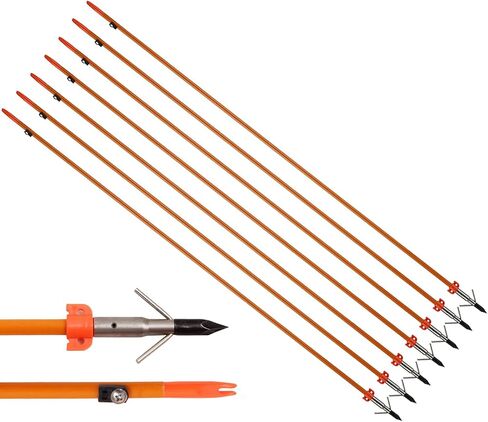 Bow Fishing Reel Kit with Arrows Set - Bowfishing Tool Accessories for Compound & Recurve Bows in Kuwait