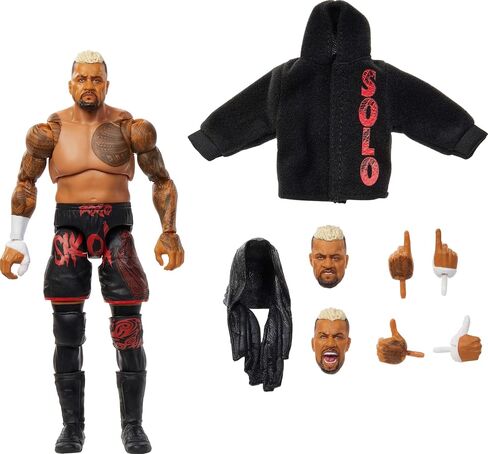 Mattel WWE Ultimate Edition Action Figure & Accessories, 6-inch Finn Balor Collectible Set, Swappable Heads & Hands, 30 Articulation Points in Saudi Arabia