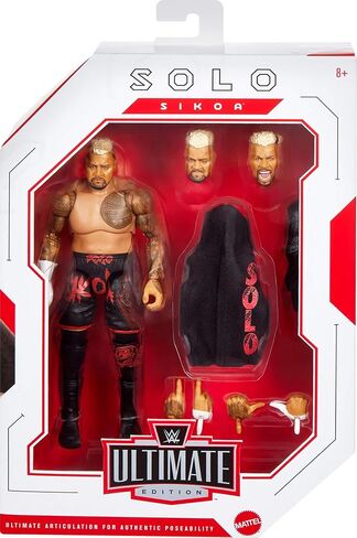 Mattel WWE Ultimate Edition Action Figure & Accessories, 6-inch Finn Balor Collectible Set, Swappable Heads & Hands, 30 Articulation Points in Saudi Arabia