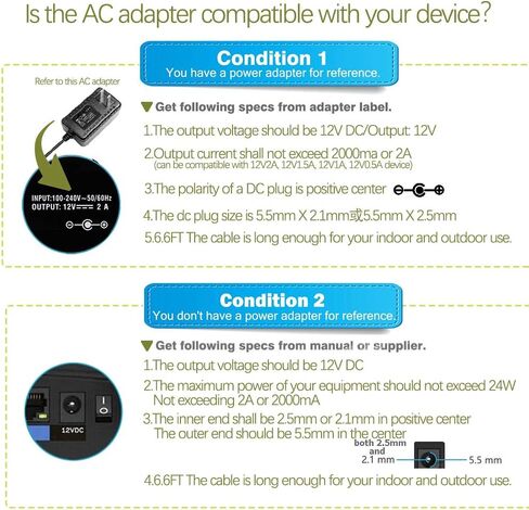 12V AC/DC Adapter Charger for Seagate Goflex Freeagent and WD Western Digital My Book Essential Digital External Hard Drive HDD WD My Cloud Powe Supply Replacement Charger Seagate Backup Plus, Central in Kuwait