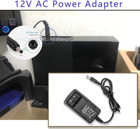 12V AC/DC Adapter Charger for Seagate Goflex Freeagent and WD Western Digital My Book Essential Digital External Hard Drive HDD WD My Cloud Powe Supply Replacement Charger Seagate Backup Plus, Central in Kuwait