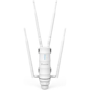 WAVLINK AC1200 Outdoor Wireless High Power Weatherproof WiFi Long Range Extender/Access Point/Router with Passive POE,Dual Band 2.4+5G Repeater,Gigabit Port, No WiFi Dead Zones for Working from Home