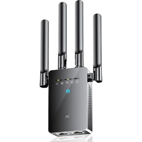 2025 WiFi Extender Signal Booster, Long Range Internet Booster Extender for Home, Mesh Wi-Fi 6X Faster Wireless WiFi Repeater with Ethernet Port, Broader Coverage Than Ever, 1-Tap Setup