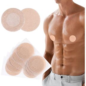 100 Pcs Disposable Nipple Covers for Men, Anti Chafing Nipple Cover Nipple Protector Patch for Runners Sports Gym