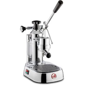 La Pavoni EPC-8 Europiccola 8-Cup Lever Style Espresso Machine, Chrome,Silver
