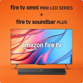 Amazon Fire TV 55" Omni Mini-LED Series with Fire TV Soundbar Plus