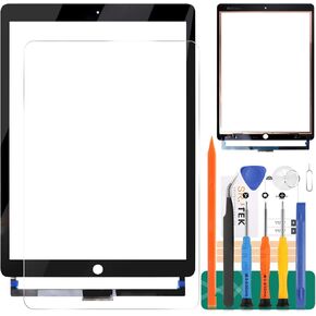 للحصول على iPad Pro 12.9 استبدال الشاشة A1670 لـ iPad Pro 12.9 2017 استبدال الشاشة لـ iPad Pro 12.9 2nd Gend Digitizer Touch Screen البديل A1671 A1821 (لا توجد شاشة LCD) (أسود)