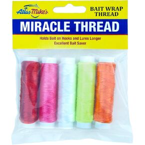 ATLAS Miracle Thread - Elastic Fishing Line for Bait Sac Tying, Lure Crafting, and Versatile Angling, Durable Thread for Successful Fishing Ventures