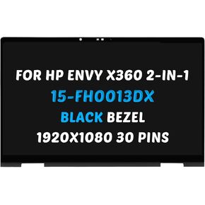 N48155-001 استبدال لـ HP Envy X360 2-IN-1 15-FH 15-FH0000 15-FH0XXX 15-FH0013DX 15-FH0023DX 15-FH0097NR 15Z-FH000 1920X1080 15.6 "LCD LED Screen Screen LED (لـ Bezel غير السوداء فقط)