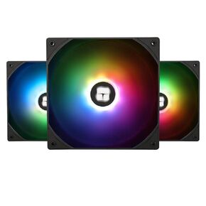 Thermalright TL-C14C-S X3 CPU Fan, 140mm ARGB Case Cooler, 4pin PWM Silent Computer Fan with S-FDB Bearing,3-Pack Fans,up to 1500RPM PC Cooling