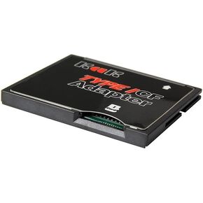 Single Slot Micro TF to CF Adapter Compact Card Holder Type I Card Converter Black