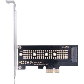 PCIe Adapter for M.2 NVMe Mkey, PCI-e 4.0 X4 Card Supports NGFF M2 M-Key SSD, PCIe NVMe Adapter Full Profile Bracket