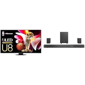 Hisense Exclusive Bundle 55U8N Smart TV & AX5125H Soundbar