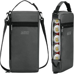 MIER Golf Cooler Bag Insulated Soft Cooler Bag Golf Accessories for Men 9 Cans Portable Beer Cooler Sleeve for Picnic Beach Outdoor Activities