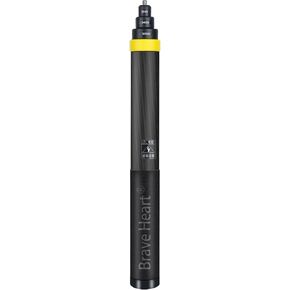 36cm to 3m Selfie Stick 9.8ft Carbon Fiber Extended Invisible Selfie Stick for Insta360 X4 Insta 360 ONE X3 ONE X2,ONE R,ONE RS, ONE X, ONE, GO 2, of Action Camera Accessories（Gold）