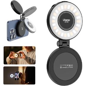 ULANZI 64.6'' Magnetic Selfie Stick Tripod Max+ULANZI Magnetic Selfie Light, LED Fill Light Compatible with Magsafe