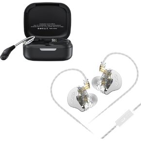 CCA CRA IEM + KZ AZ09 Bluetooth 5.2 Module, Free Switch Between Wired and Wireless