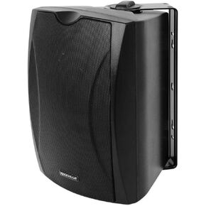 Rockville 70V 5.25" IPX55 Commercial Indoor/Outdoor Wall Speaker - Black (WET-5B)