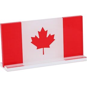 Acrylic American Desktop Flag, US Flag, Mini Table Flag Tabletop Arrangement，Office Desktop Display, Conference Room Flag (USA)