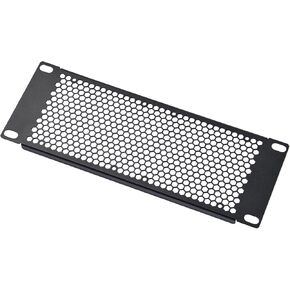 GeeekPi Vented 2U Blank Panel Metal Rack Mount for DeskPi RackMate T1/T0/T2/10 Inch Server Rack/Network Cabinet, for Installation of 7cm or 8cm Fan