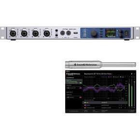 RME Fireface UFX III 188-Channel Audio Interface with USB 3.0 Bundle with SONARWORKS SoundID Reference Speaker and Headphone Calibration Software with Measurement Microphone
