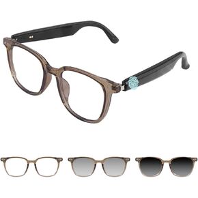 Smart Glasses with Speakers, Smart Music Glasses for Businees, Bluetooth Glasses for Women, for Listening to Music & Calling
