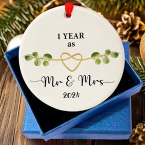 Baby Pregnancy Announcement Ornament for New Grandparents – Crystal Glass First Time Grandparents Keepsake for Christmas Tree – Grandpa Grandma to Be Ornament - Perfect Baby Announcement Gift