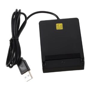 Gatuida USB Smart Card Reader Multi-Card Reader Machine USB Reader Reader Multiple Card Reader for Tax Card Thermistor Windows Air Conditioner Electronic