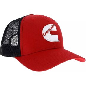 محركات Cummins Red & Black Snapback Trucker Mesh Cap/Hat