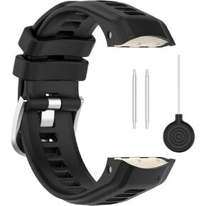 Lokeke متوافق مع Garmin Instinct 2S Bracemting Band - استبدال حزام فرقة معصم السيليكون المتوافق مع Garmin Instinct 2S (Silicone Black)