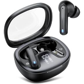 Wireless Earbuds, AI Translating Ear Buds, 135 Languages Translating Earphones, Wireless Bluetooth Translation Earbuds, HiFi Stereo, 45H, Business Trip, in Ear Earbud Translator fit iOS/Android, Black