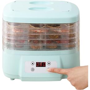 Food Dryer Machine for Home for Candy,360° Airflow Food Dehydrator machine With 6 Trays,Trays Jerky Dryer with Digital Adjustable Timer & Temperature Control For Beef Fruits Meat Vegetables