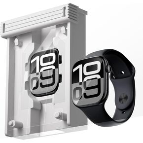 Smiling 2 Pack Screen Protector Compatible with Apple Watch Series 10 42mm, [Automatic Align Tech] Easy Installation, Anti-Scratch Flexible PMMA Film, Strong Asorption Screen Protector, Bubble Free