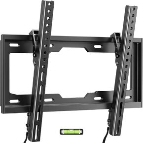 Heavy Duty Tilt TV Wall Mount for 24-60 inch TVs, Low Profile Easy TV Mount Quick Release, Slim TV Bracket, Max VESA 400x400mm, up to 99 lbs & 16 inch Studs，Fit Most 32 40 42 43 50 55 TVs