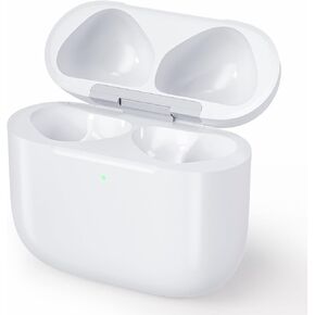 Wireless Charging Case Compatible with AirPods 4, Replacement Charger Case with Bluetooth Pairing Sync Button (to USB-C)