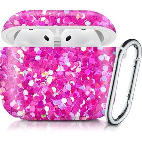حالة متوافقة مع Airpod 4th Generation 2024 ، غطاء حالة وقائية مقاومة للصدمات مع سلسلة مفاتيح للنساء الرجال ، وحالات شحن ملحقات لاسلكية لـ AirPod 4th - Black in Kuwait