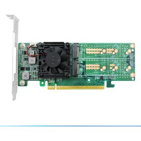 PCIe 3.0 X16 to Quad M.2 NVMe SSD Swtich Adapter Card for Servers-LRNV9547L-4I