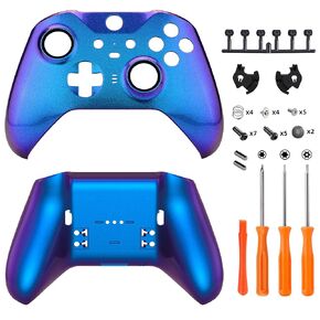 قذيفة الوجه المتطرفة + قذيفة السفلية لسلسلة Xbox Elite Series 2 ، Elite Series 2 Core Controller - Chameleon Purple
