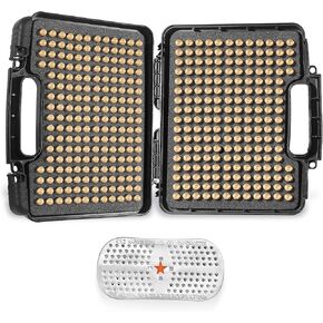 390 Round 9mm Ammo Storage Case and Equipped with 2 Reusable Desiccants