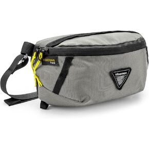 HIKEMAN Crossbody Fanny Pack for Men Hiking Waist Packs Multifunctional Outddoor Chest Bag Attached to Any Backpack Carry Fanny Pack for Walking Traveling Casual Cycling Running Hiking (Grey)