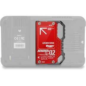Lunchbox II SATA SSD Case ، Compatibel مع Atomos Ninja V ، V+، Ninja Flame ، Ninja Inferno ، Shogun Inferno ، لـ 860 Evo/QVO 1/2tb ، 870 Evo/QVO 1/2tb SSD