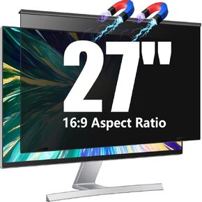 Bundle: Hanging 27 inch Magnetic Computer Privacy Filter & 24 inch Magnetic Computer Privacy Filter